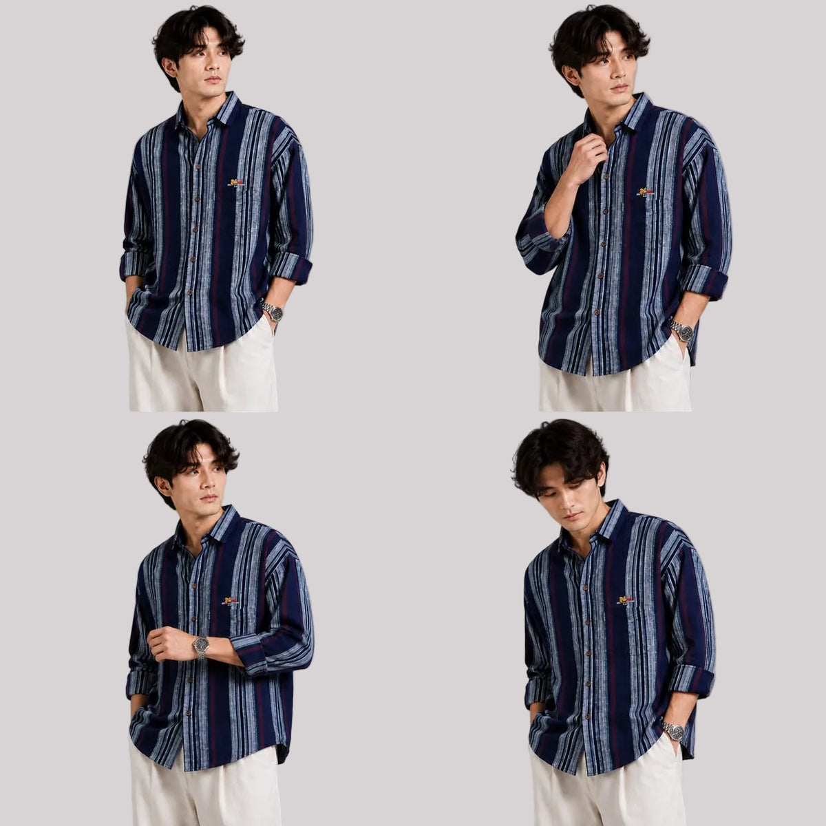 Stripes Denim shirt