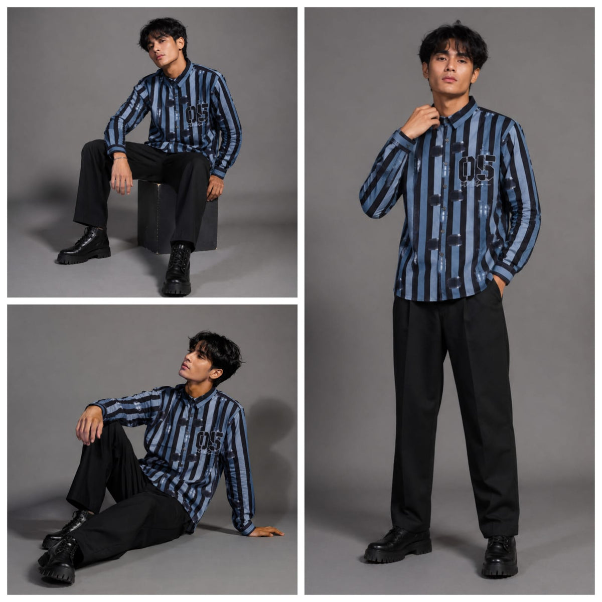 Unique stripes shirt