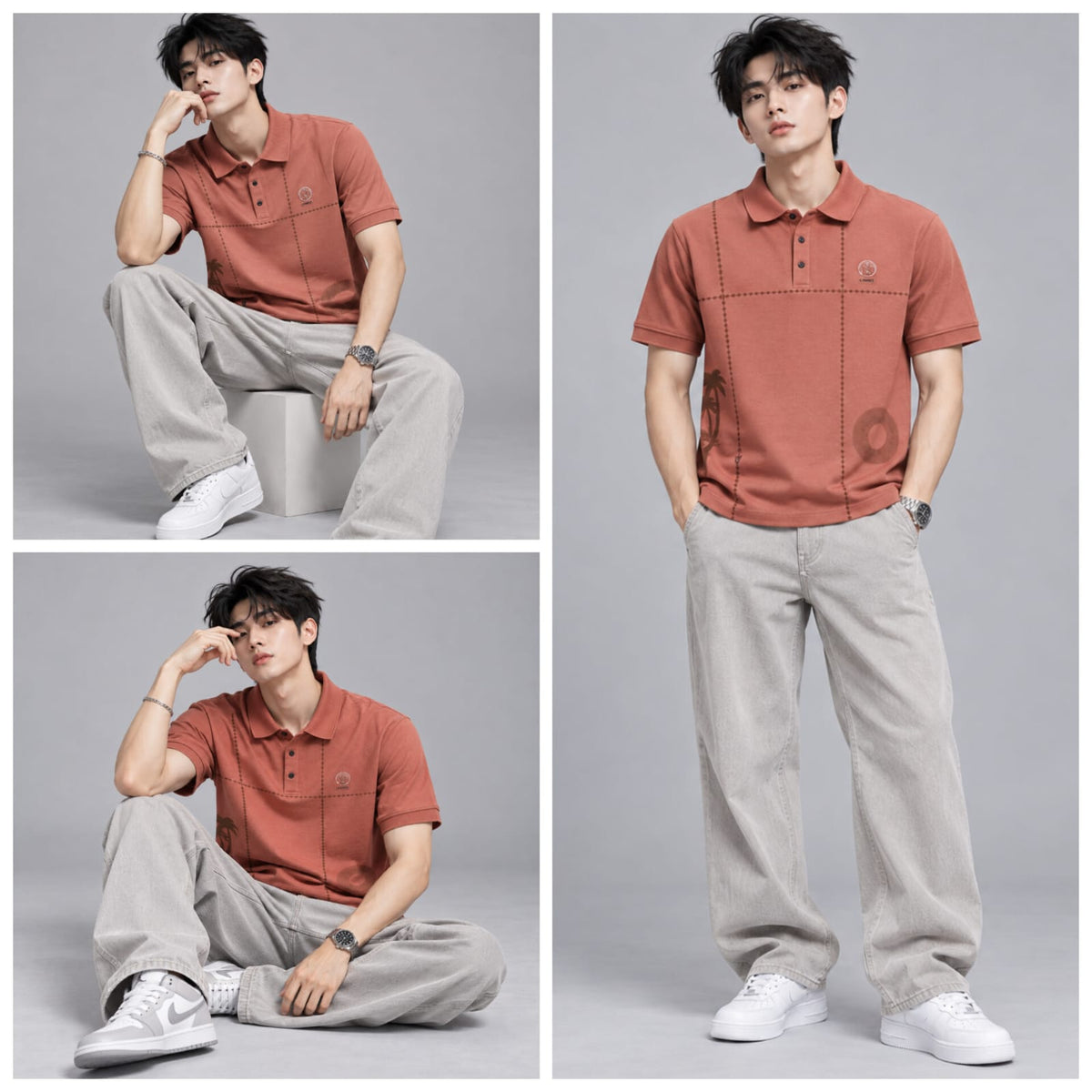 Digital print polo