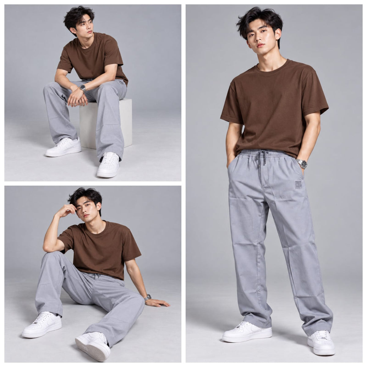Cotton baggy lower