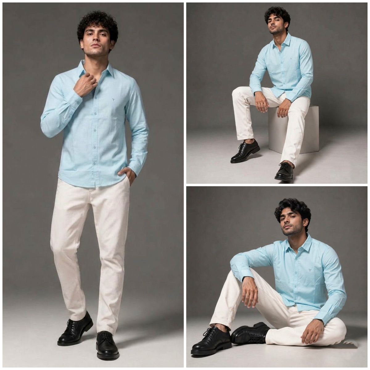 Cotton Oxford Shirt - BE18 men's shirt