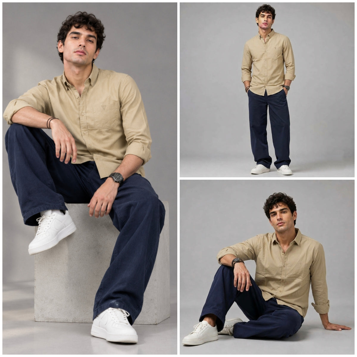 Cotton Oxford Shirt - BE18 men's shirt