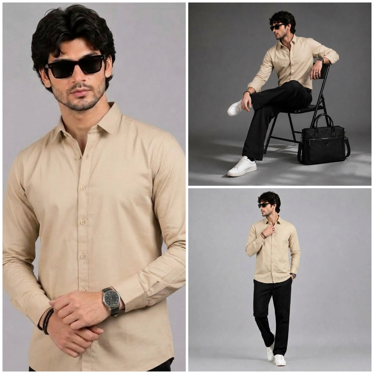 Cotton Oxford Shirt - BE18 men's shirt
