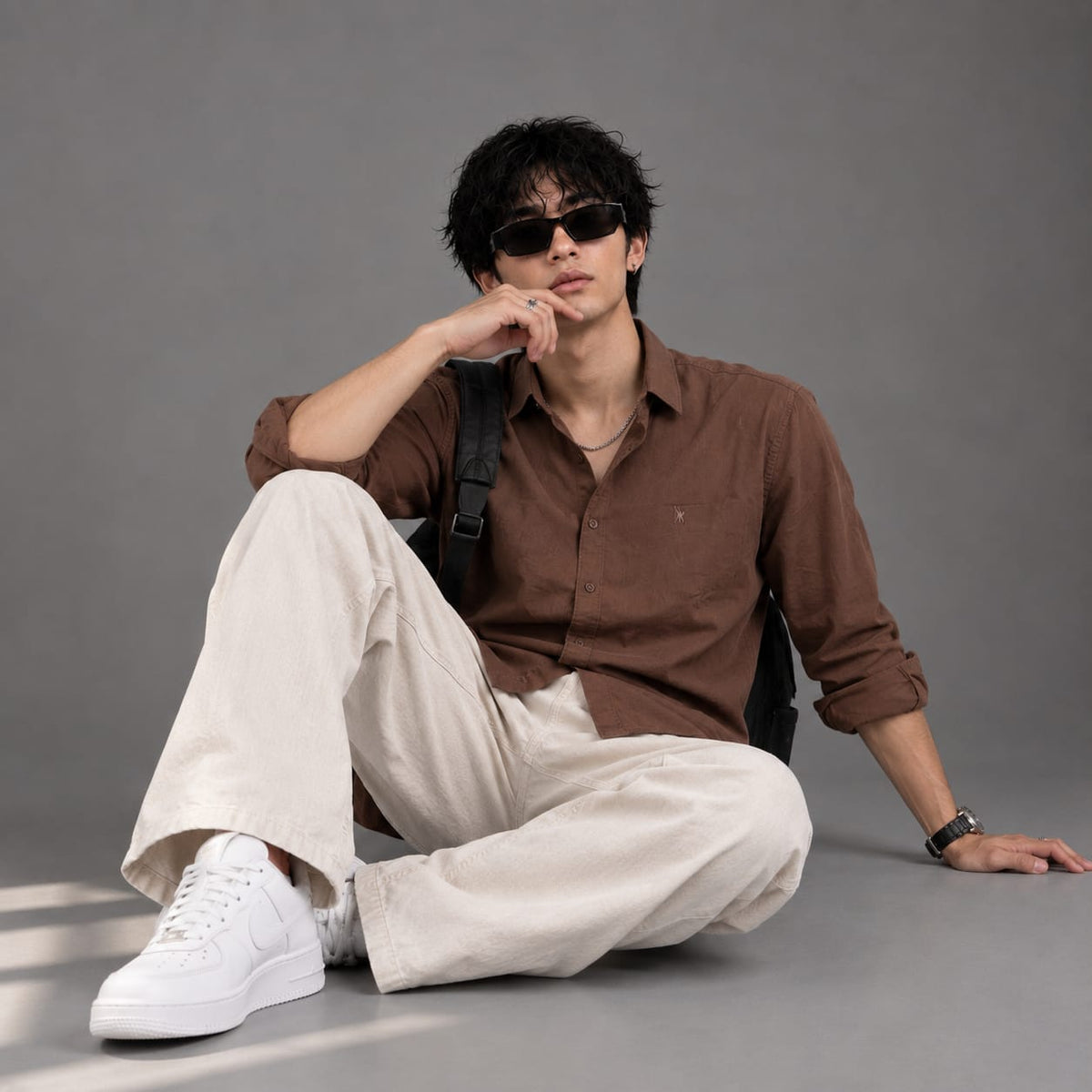 Cotton Oxford Shirt - BE18 men's shirt