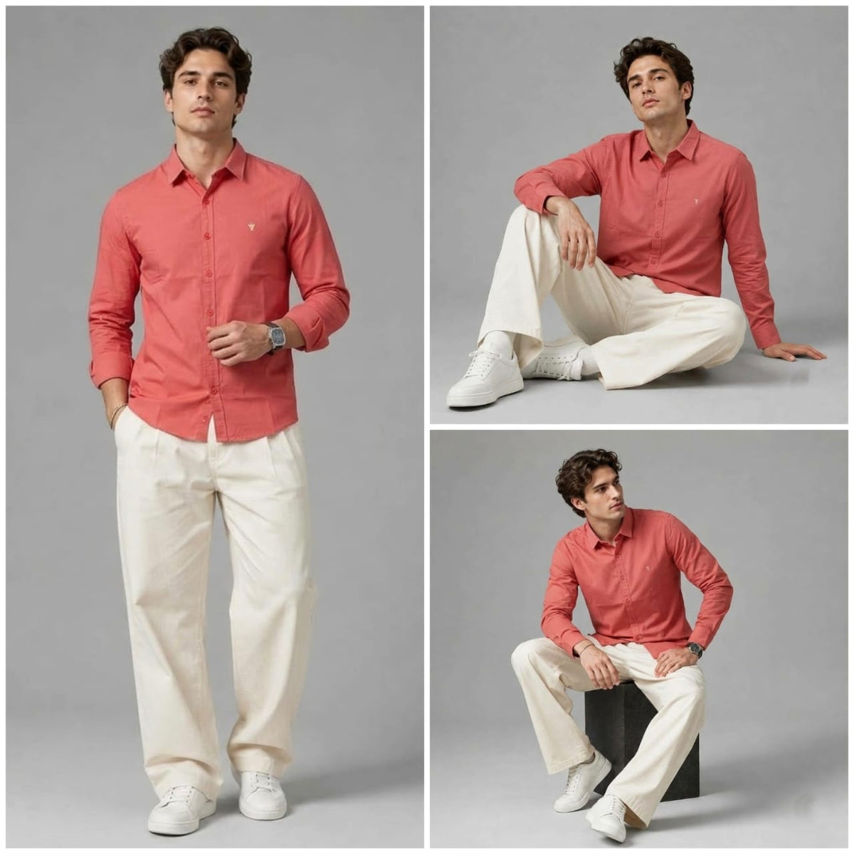 Cotton Oxford Shirt - BE18 men's shirt