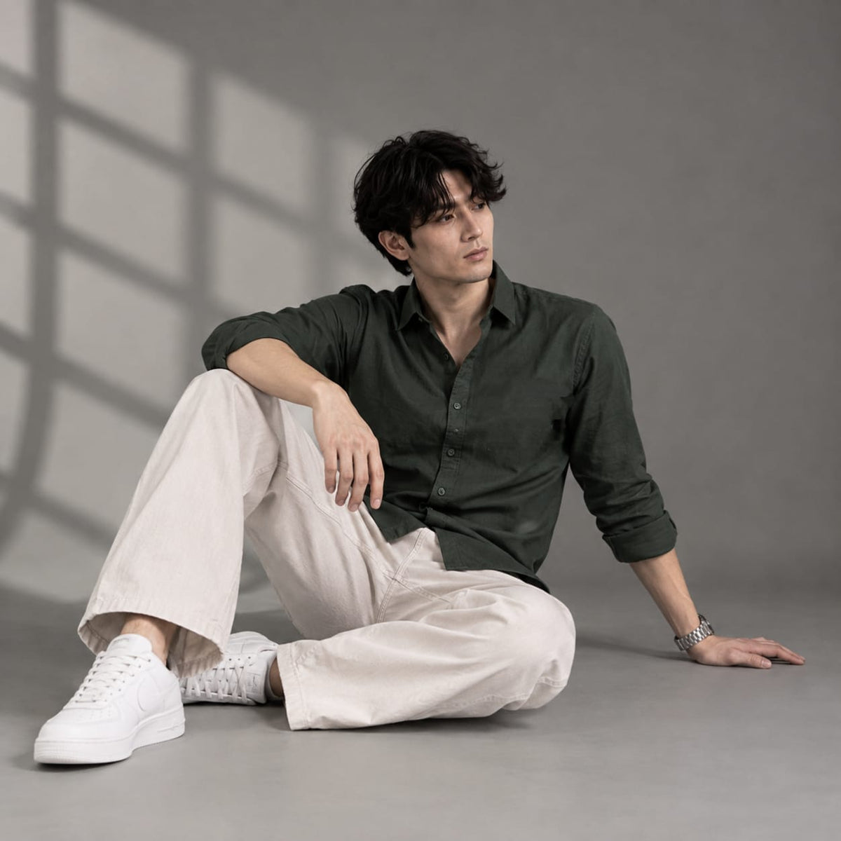 Cotton Oxford Shirt - BE18 men's shirt