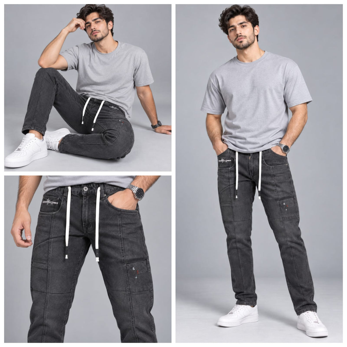 Regular Fit Designer Jeans - BE18 men's jeans