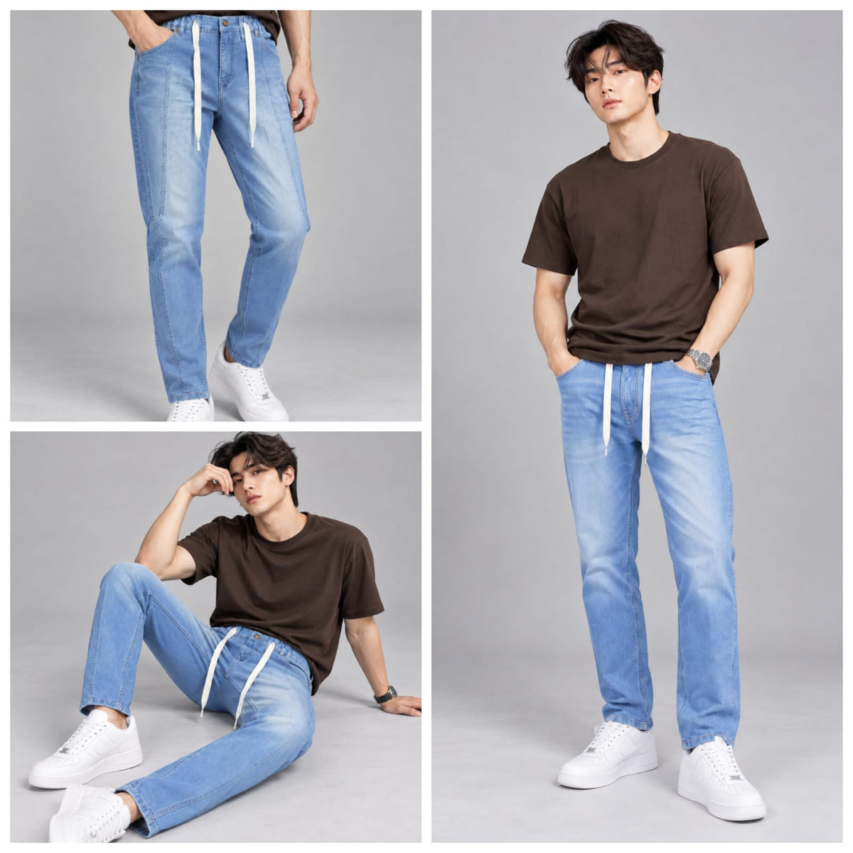 Regular fit designer jeans