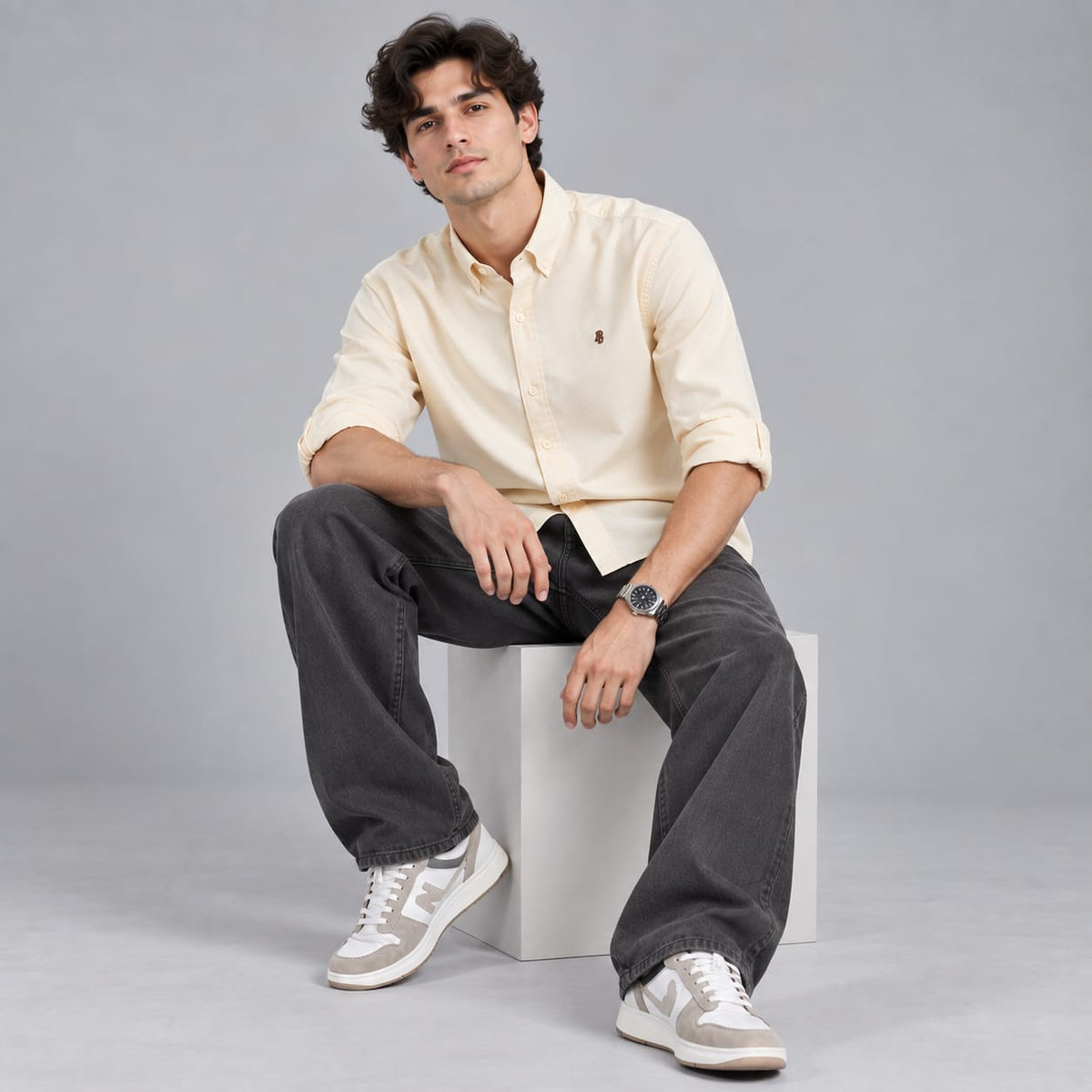 BE18 Signature Corduroy Shirt - BE18 men's shirt