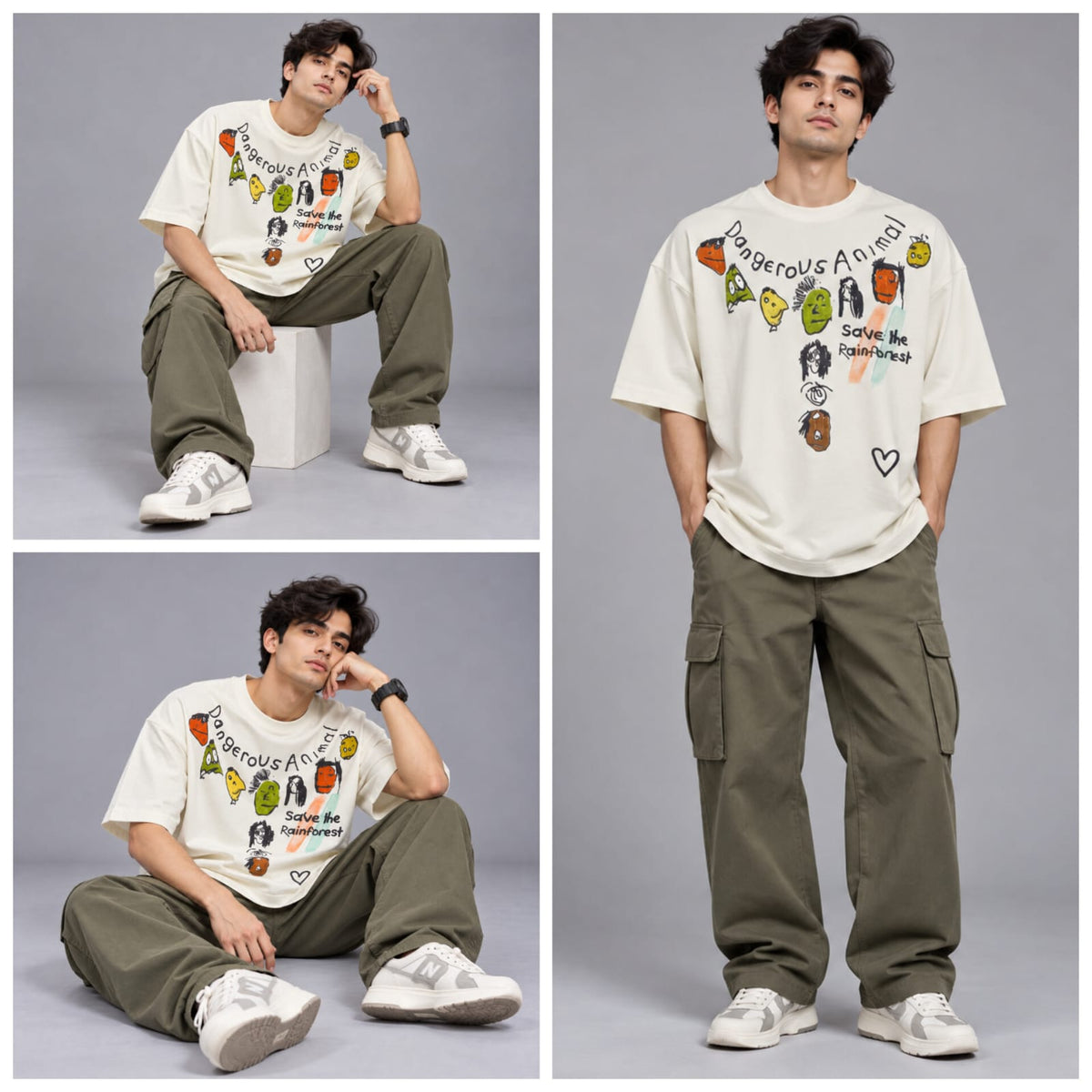 Round neck designer oversize