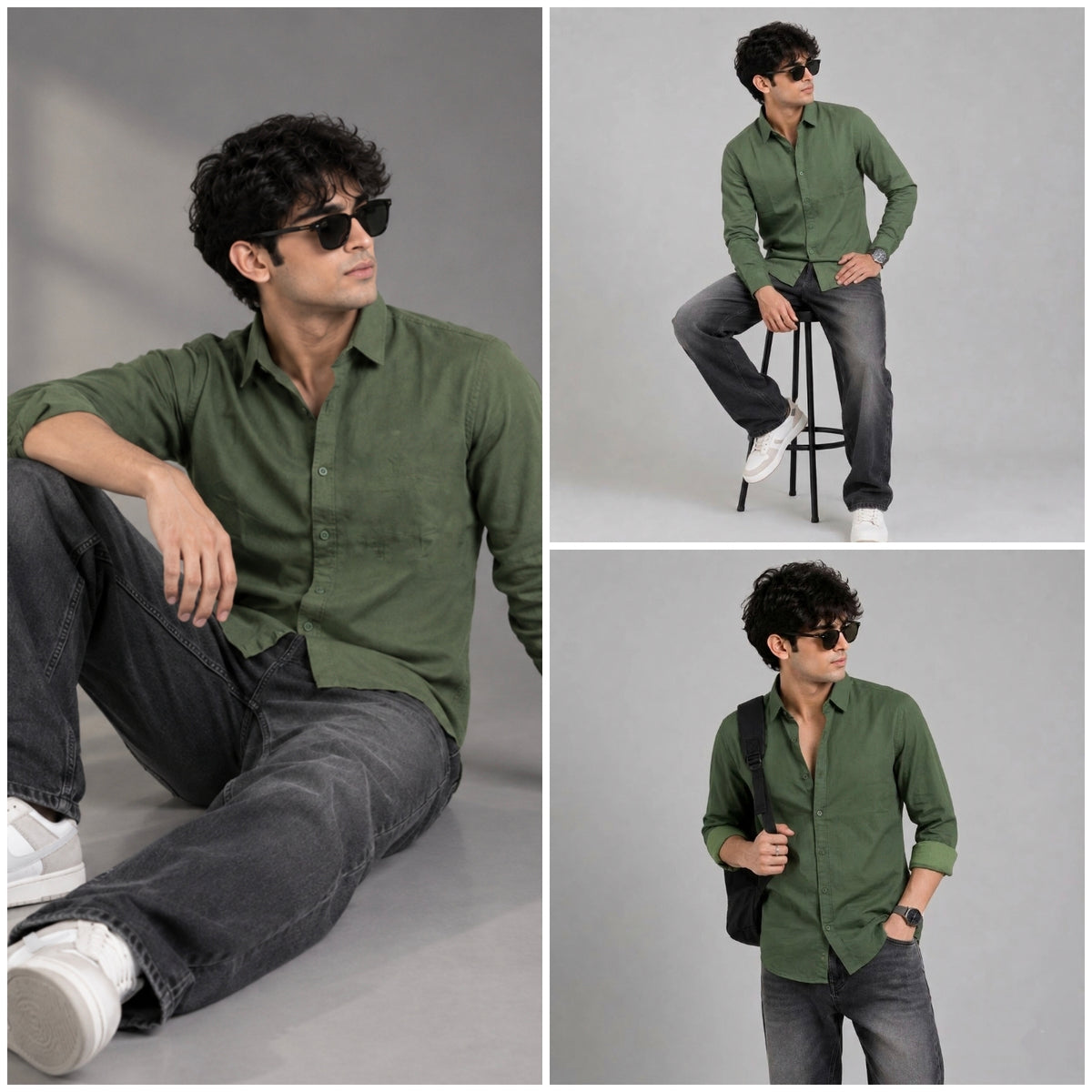 Cotton Oxford Shirt - BE18 men's shirt