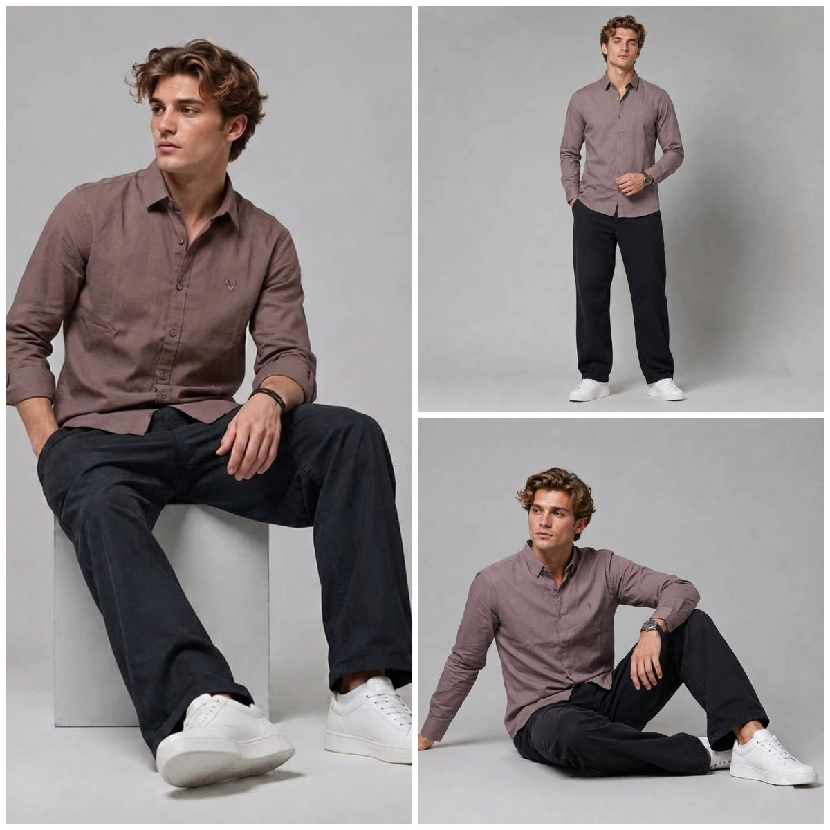Cotton Oxford Shirt - BE18 men's shirt