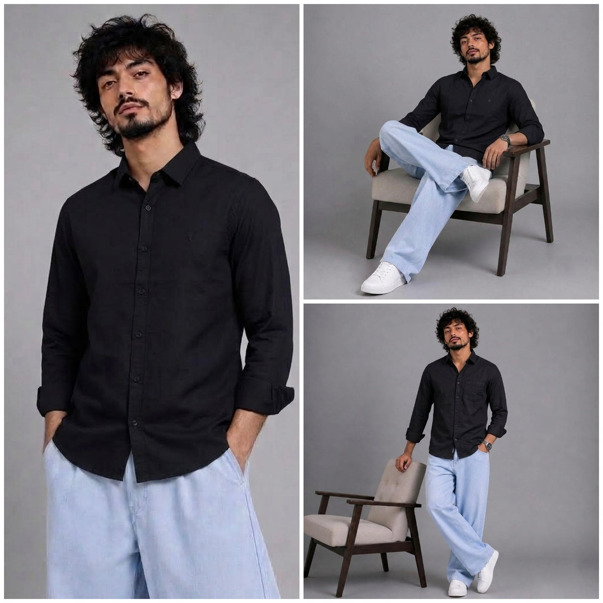 Cotton Oxford Shirt - BE18 men's shirt