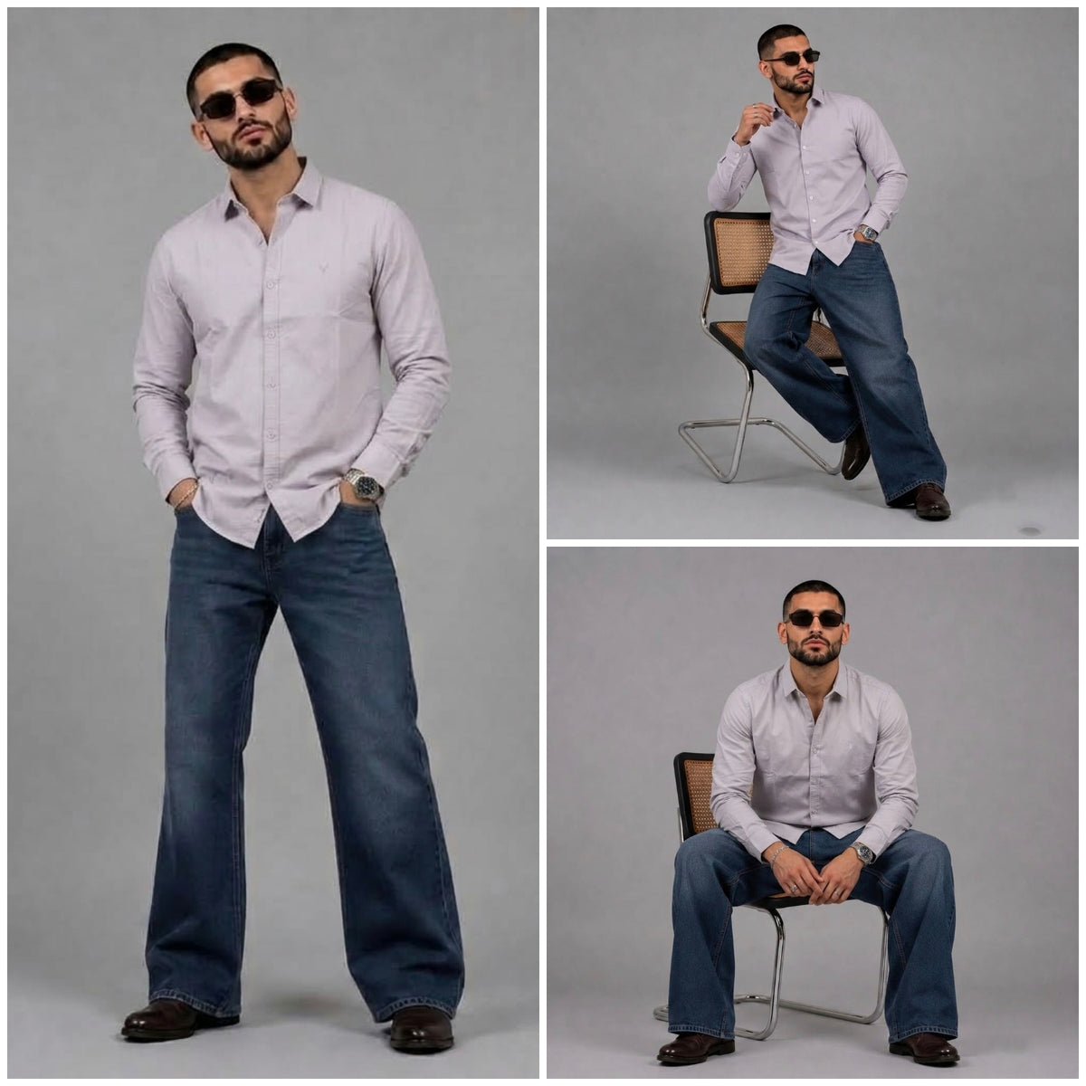Cotton Oxford Shirt - BE18 men's shirt