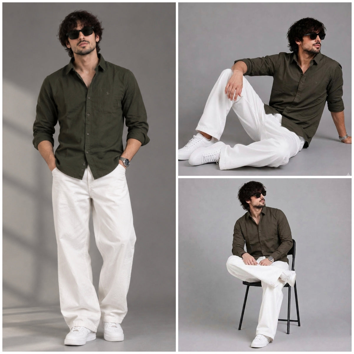 Cotton oxford shirt