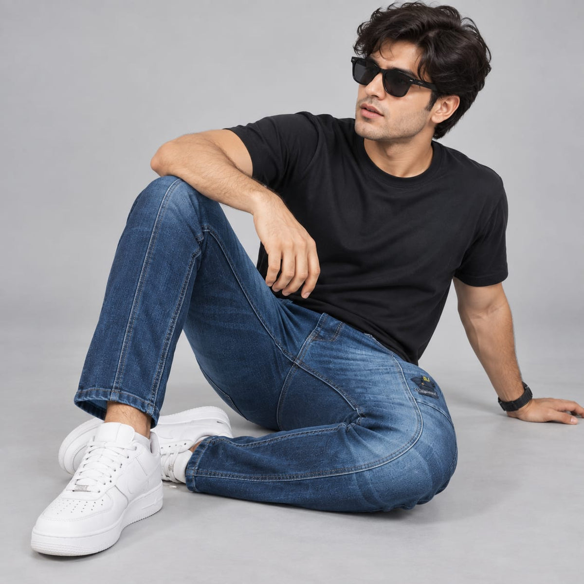 Regular Fit Designer Jeans - BE18 men's jeans