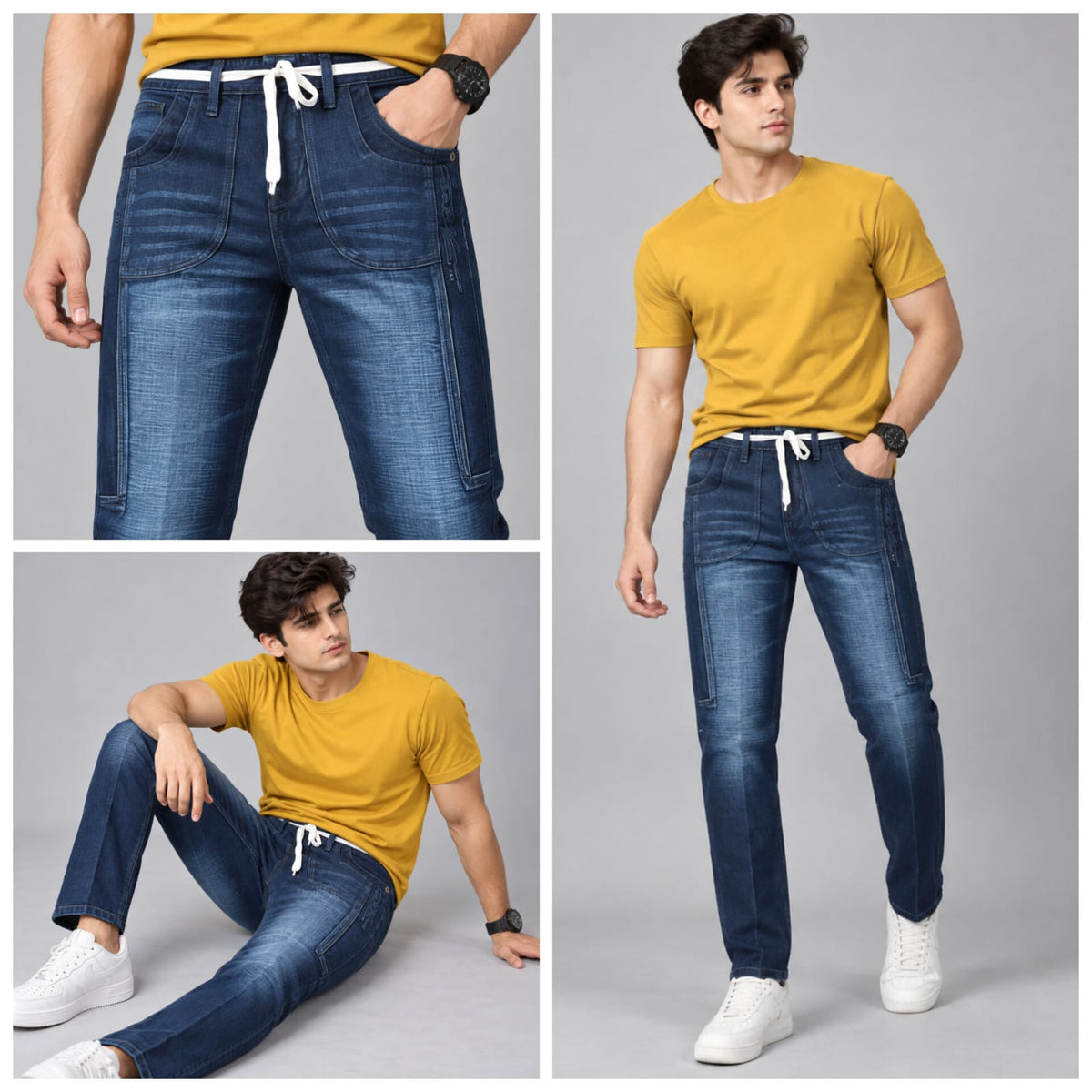 Regular Fit Designer Jeans - BE18 men's jeans