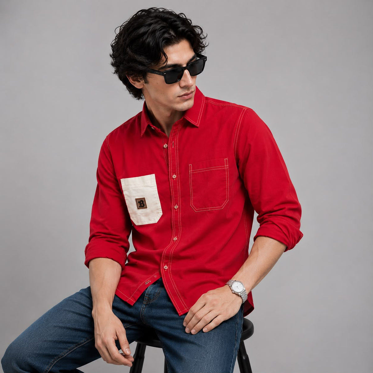 RED HOT OXFORD DOUBLE POCKET