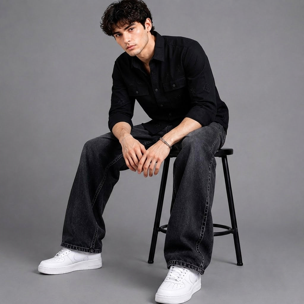 RFD Black Cargo shirt