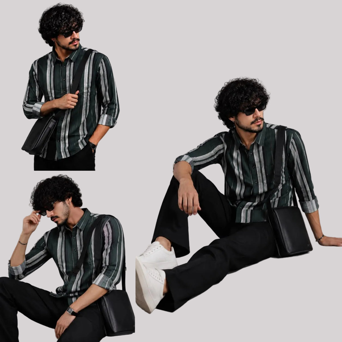 Ccorduroy stripes shirt