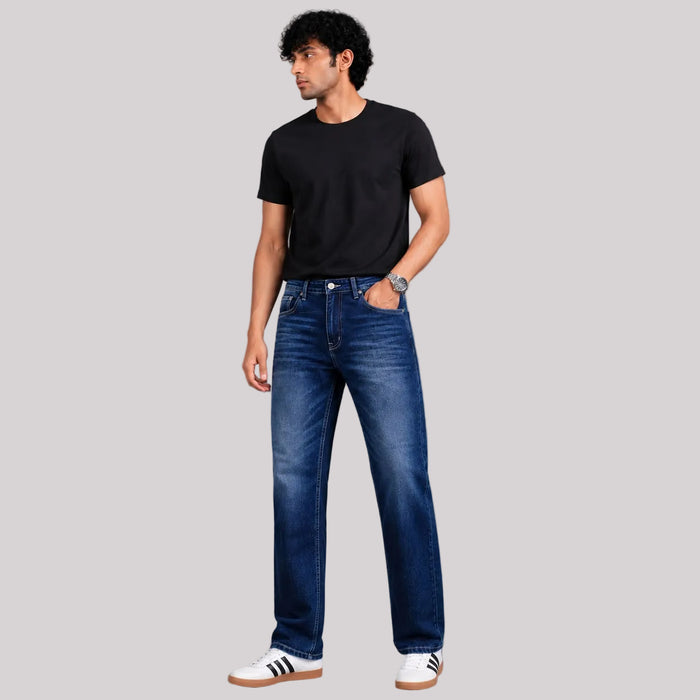 Blue Colour Washed Jeans - BE18 men's jeans