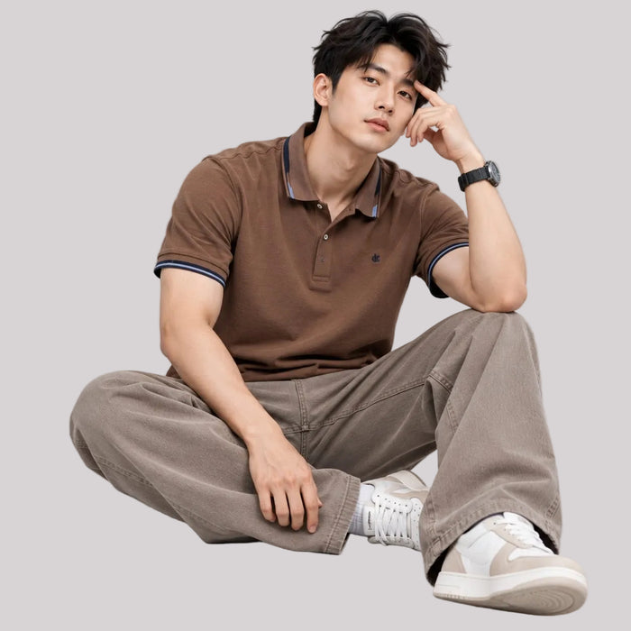 Plain Polo - BE18 men's polo