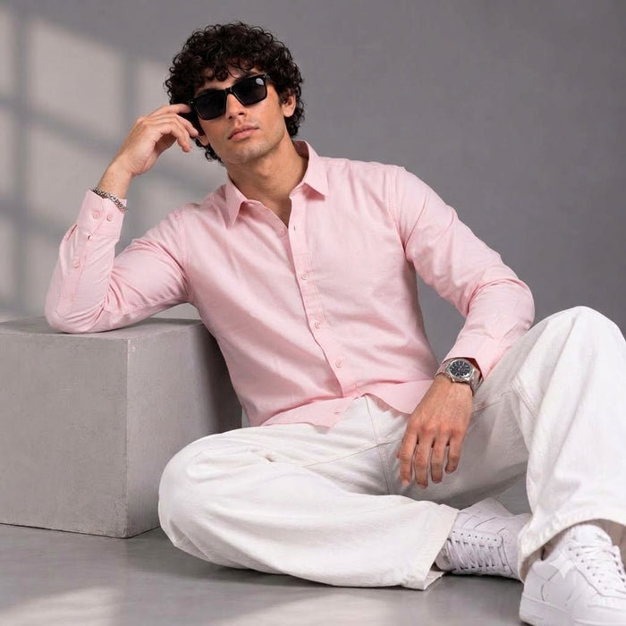 Cotton Oxford Shirt - BE18 men's shirt
