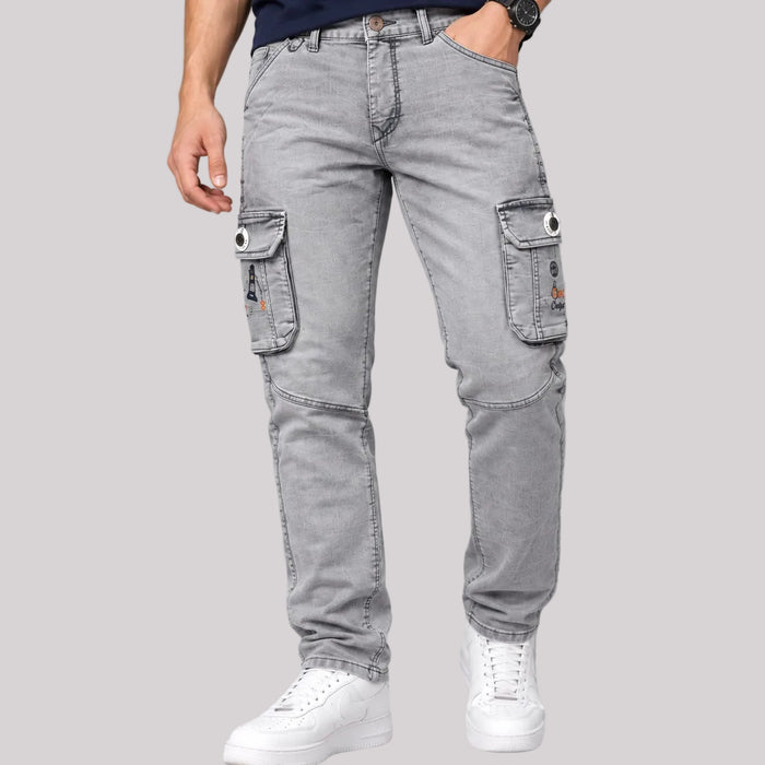Denim Cargo Jeans - BE18 men's jeans