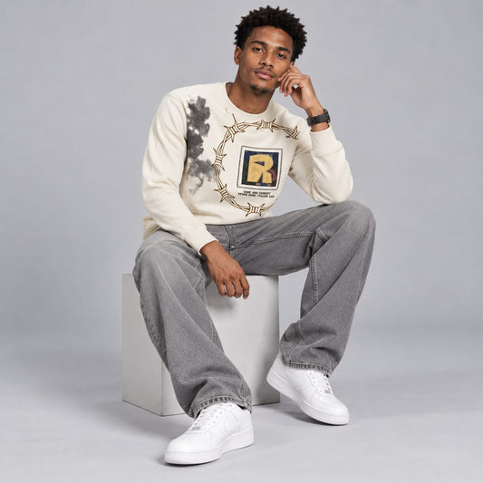 Corduroy Crafted Full Sleeve T-Shirt - BE18 men's t-shirt