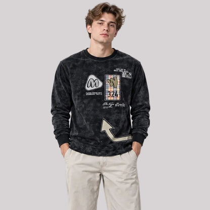 Corduroy Crafted Full Sleeve T-Shirt - BE18 men's t-shirt