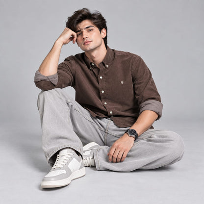 BE18 Signature Corduroy Shirt - BE18 men's shirt