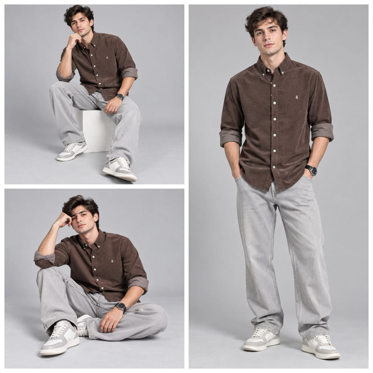 BE18 Signature Corduroy Shirt - BE18 men's shirt