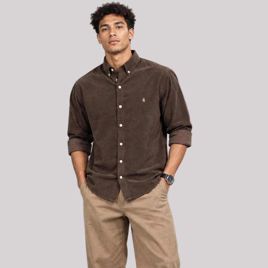 BE18 Signature Corduroy Shirt - BE18 men's shirt