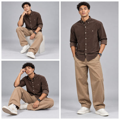 BE18 Signature Corduroy Shirt - BE18 men's shirt