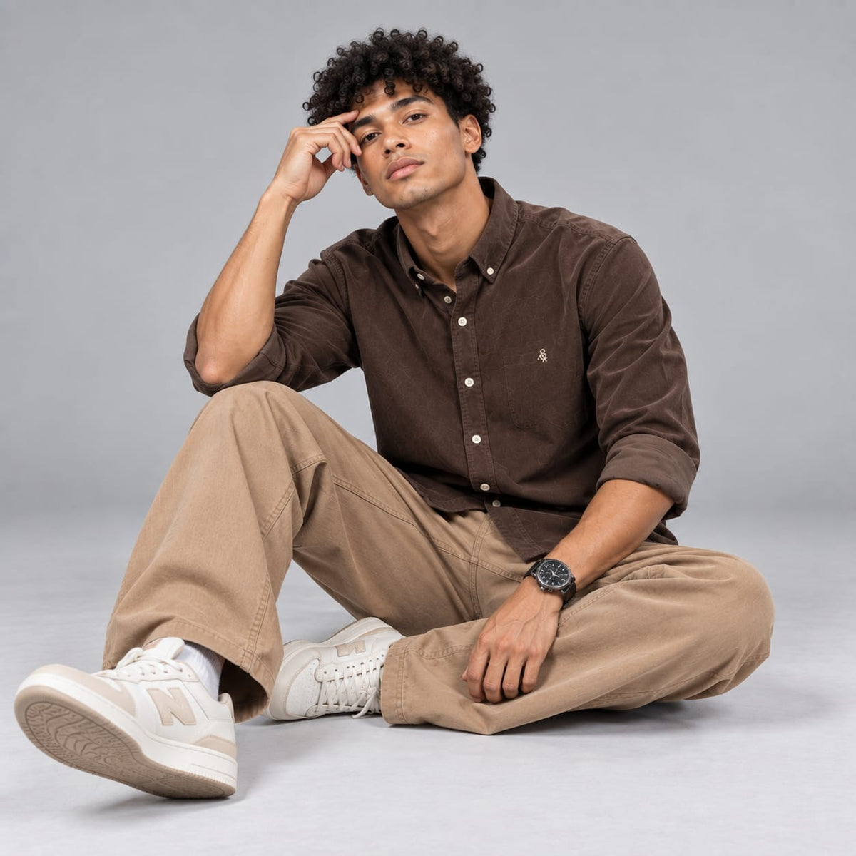 BE18 Signature Corduroy Shirt - BE18 men's shirt