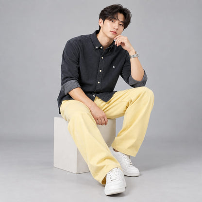 BE18 Signature Corduroy Shirt - BE18 men's shirt