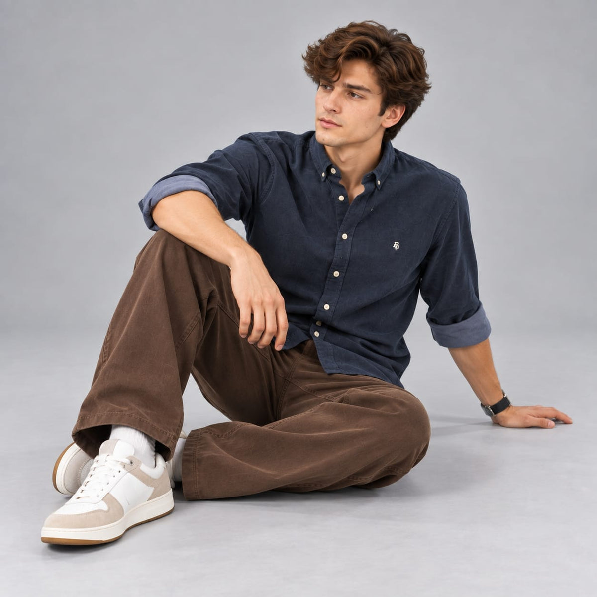 BE18 Signature Corduroy Shirt - BE18 men's shirt