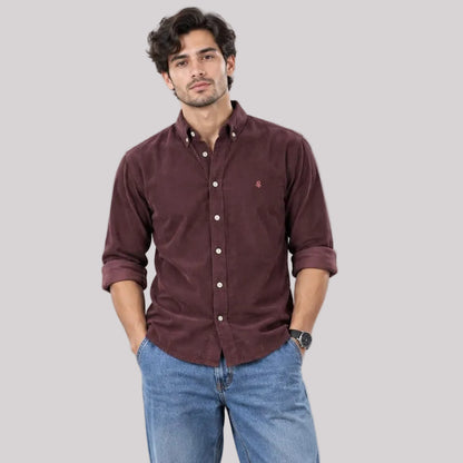 BE18 Signature Corduroy Shirt - BE18 men's shirt