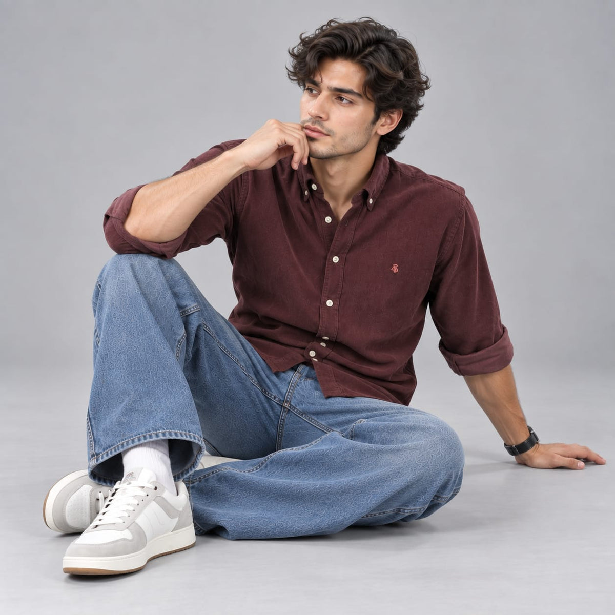 BE18 Signature Corduroy Shirt - BE18 men's shirt