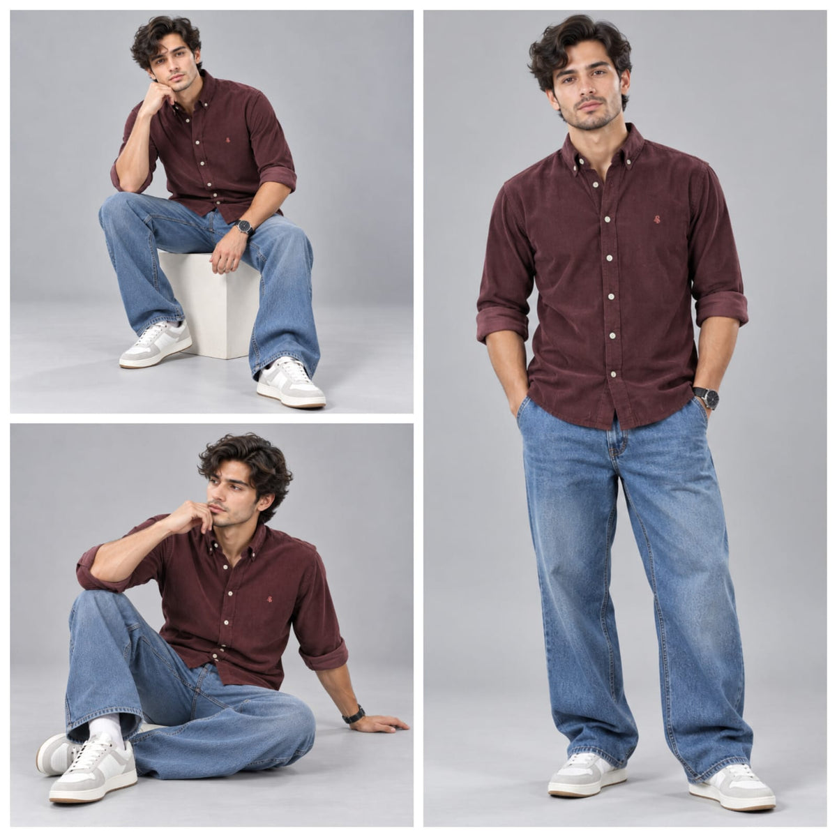 BE18 Signature Corduroy Shirt - BE18 men's shirt
