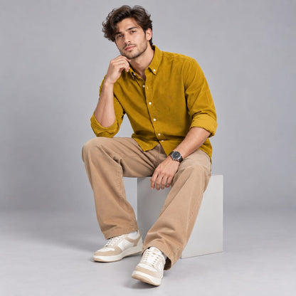 BE18 Signature Corduroy Shirt - BE18 men's shirt