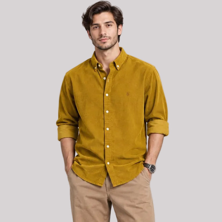 BE18 Signature Corduroy Shirt - BE18 men's shirt