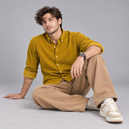 BE18 Signature Corduroy Shirt - BE18 men's shirt