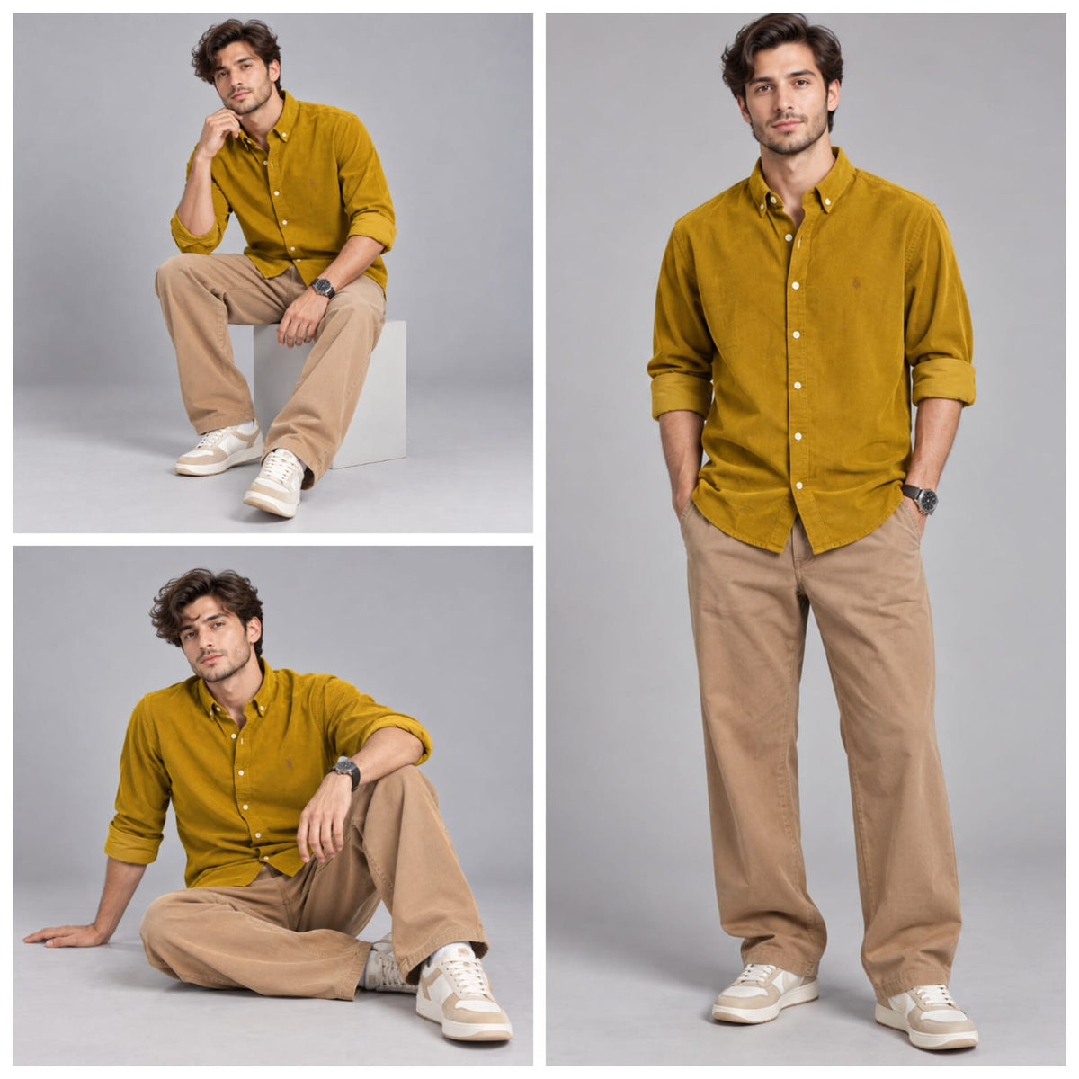 BE18 Signature Corduroy Shirt - BE18 men's shirt