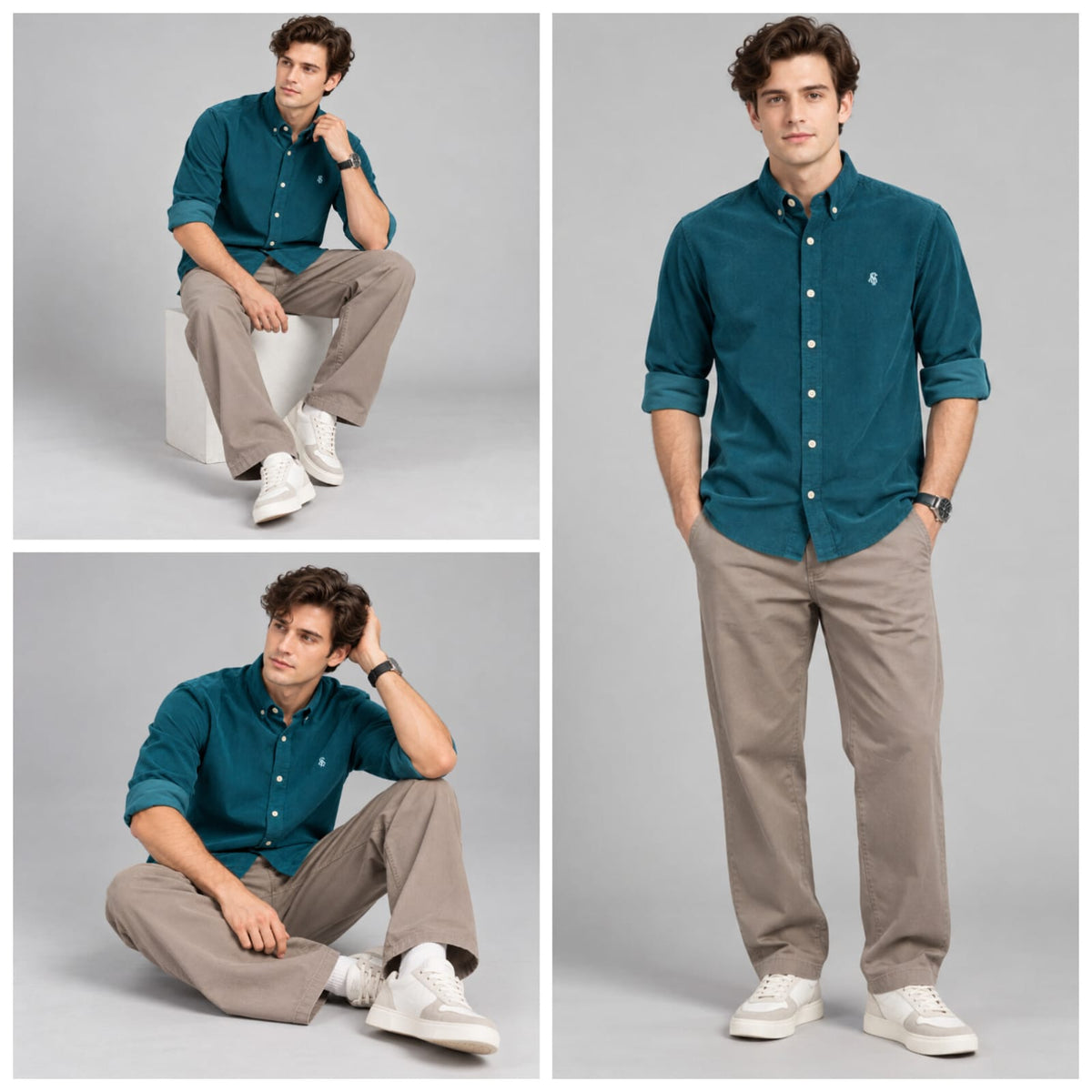 BE18 Signature Corduroy Shirt - BE18 men's shirt