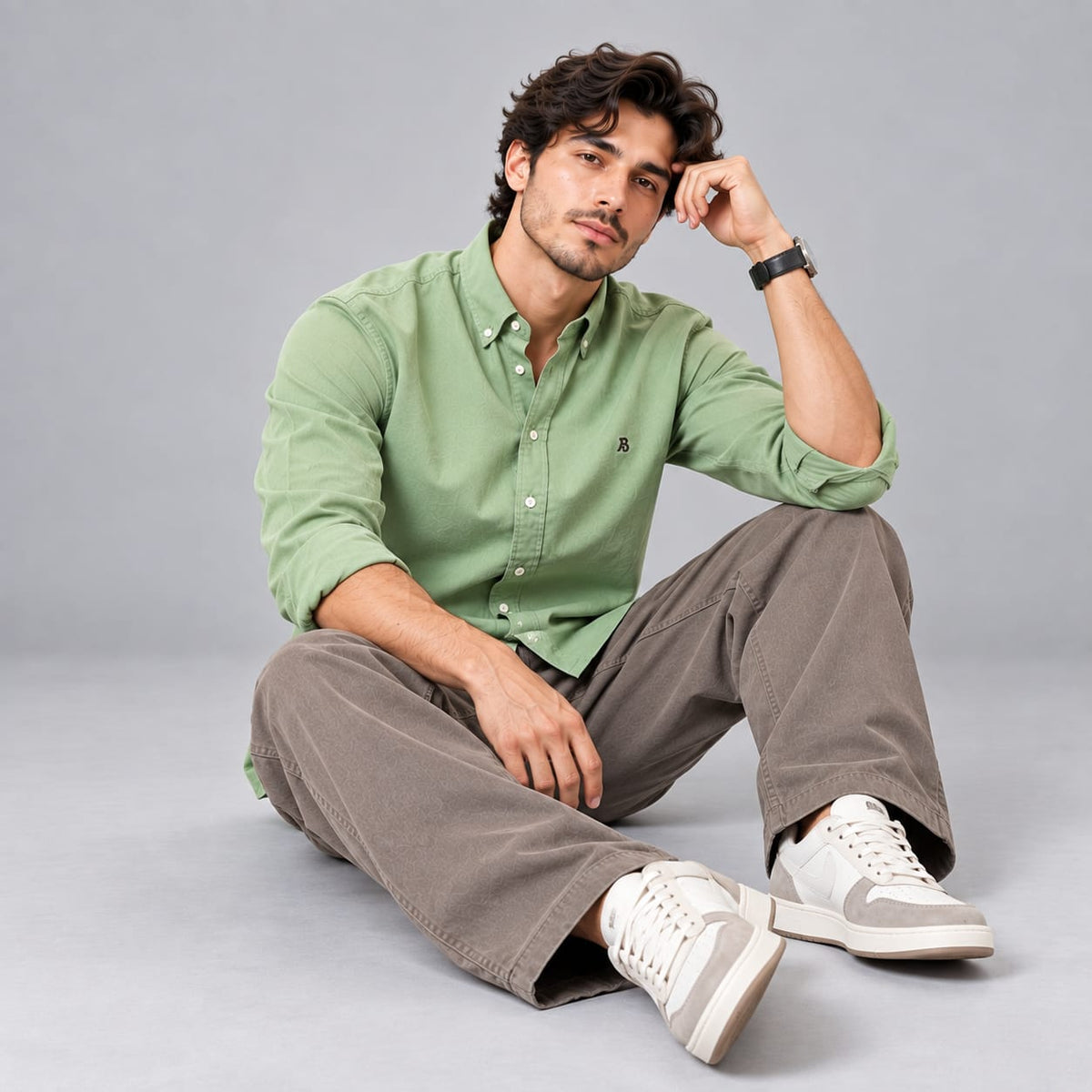 BE18 Signature Corduroy Shirt - BE18 men's shirt