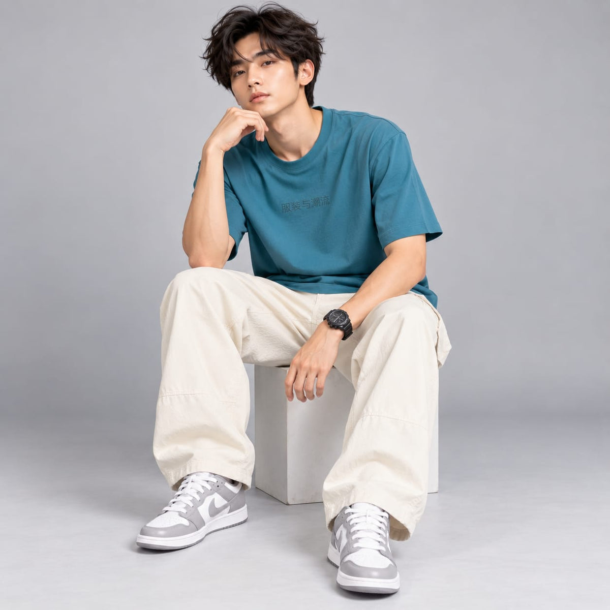 Classy Oversize T-Shirt - BE18 men's t-shirt