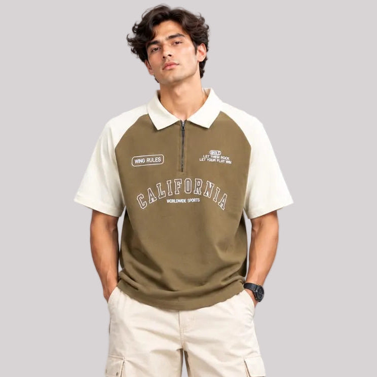 BE18 Imported Fabric Polo - BE18 men's polo