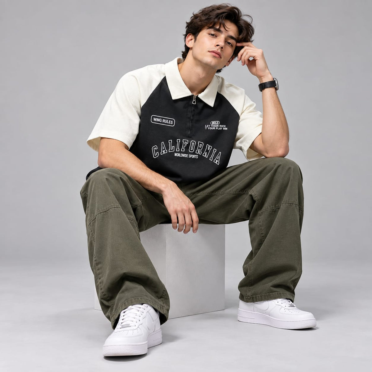 BE18 Imported Fabric Polo - BE18 men's polo