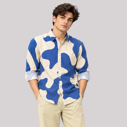 Fancy Corduroy Multi Colour Shirt - BE18 men's shirt